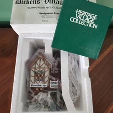 Dept 56 Dickens Village "Bumpstead Nye Cloaks and Canes" NEW NOS #5808-4 