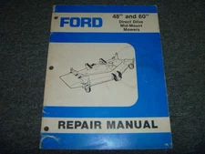 Ford 48" 60" Direct Drive Mid Mount Mowers Shop Service Repair Manual xz