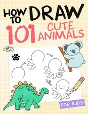 How To Draw Animals For Kids: Simple And Easy Drawing Book Learn To...