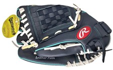 Rawlings Fastpitch Softball Glove WFP115MT Black Leather 11.5" Right Hand Throw
