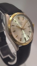 Rolex Oyster Perpetual Air-King Two Tone 14k/SS Mens Watch 5501 Orig Dial 1984 2