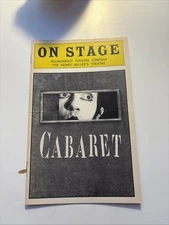 Cabaret Alan Cumming, Natasha Richards Off Broadway 1998 Playbill