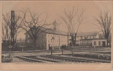 Willimantic Cotton Mills Corporation CT Railroad 1900s Albertype Postcard