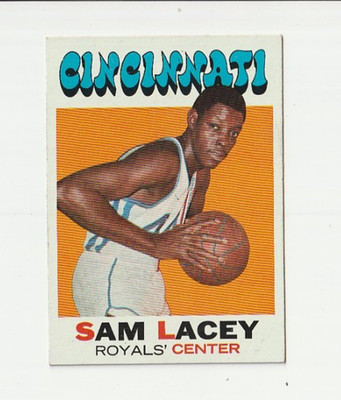 1971-72 Topps Basketball Sam Lacey #57 Cincinnati Royals