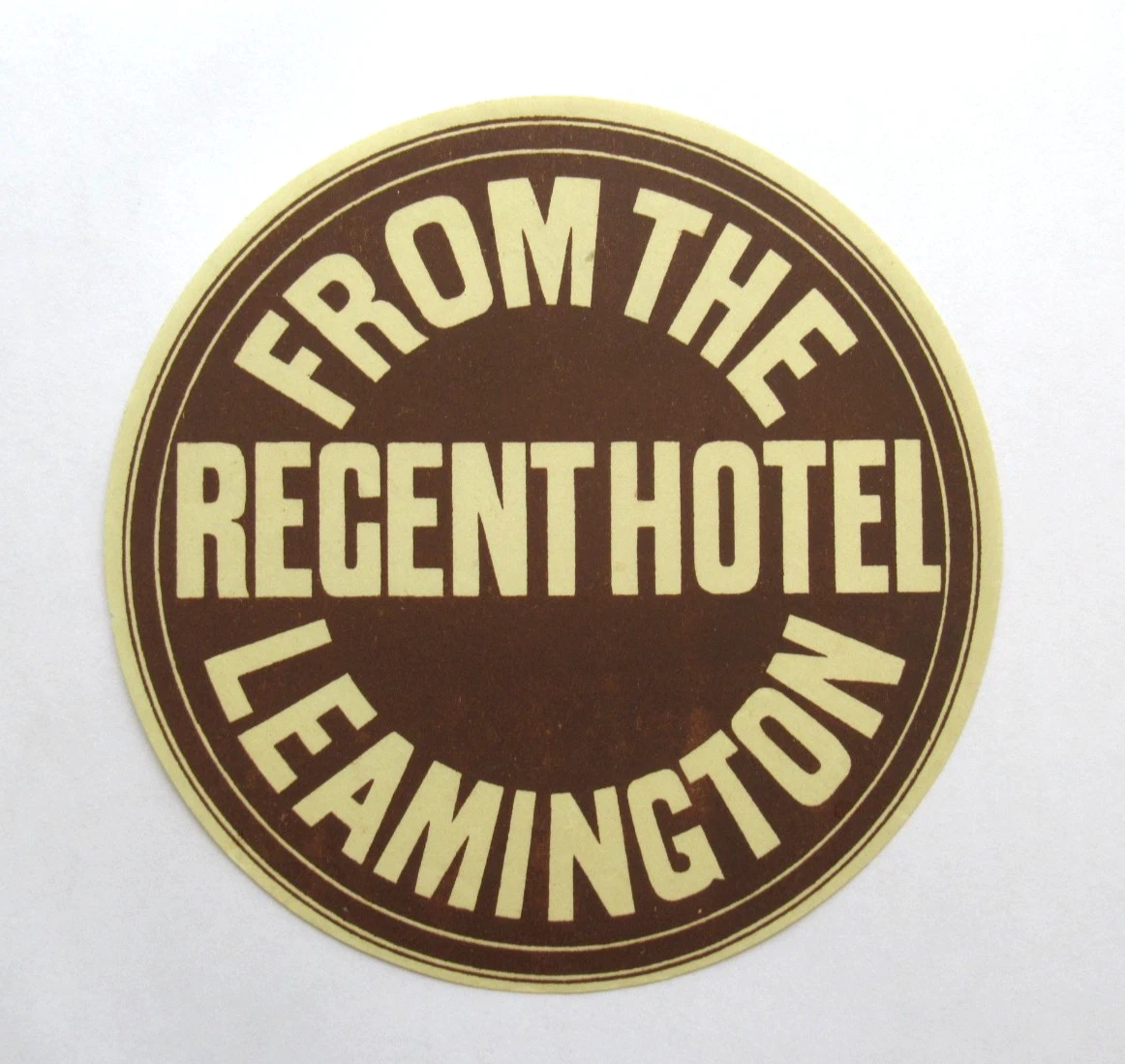ETIQUETTE BAGAGE-LUGGAGE LABEL~HOTEL CONTINENTAL~SIENA~ITALY-ITALIE