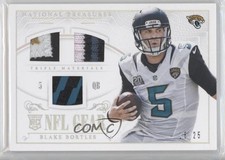 2014 Panini National Treasures Triple Prime 16/25 Blake Bortles #RGD-BB 0b2