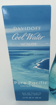 DAVIDOFF COOL WATER WOMAN SUMMER PURE PACIFIC 2012 EDT 100 M NEW IN BOX