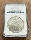 2010 AMERICAN SILVER EAGLE $1 EARLY RELEASES NGC MS70 - PERFECT