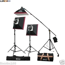 Britek Halogen Light Kit Softbox Light Video Photography Lighting Studio 10011
