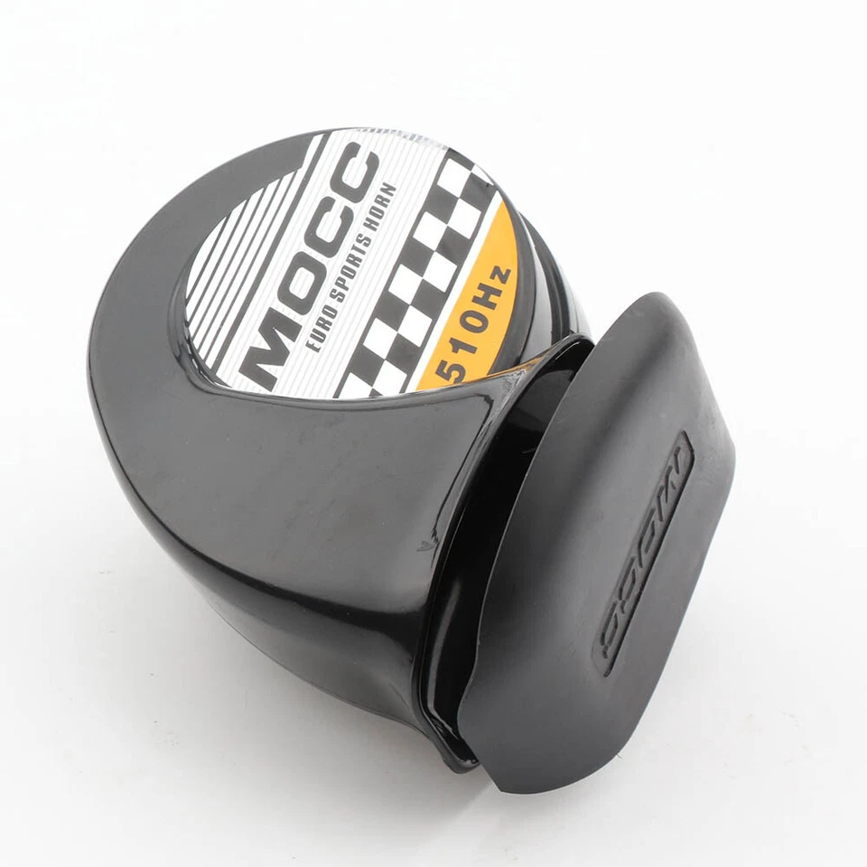 Bocina negra 130db para motocicleta Honda Shadow Spirit 750 1100 VTX1300 VTX1800 Foto 2 de 4