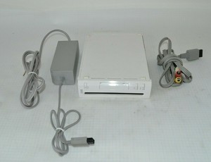 White Nintendo Wii Console W Power And Rca Cable Rvl 001 Usa Ebay