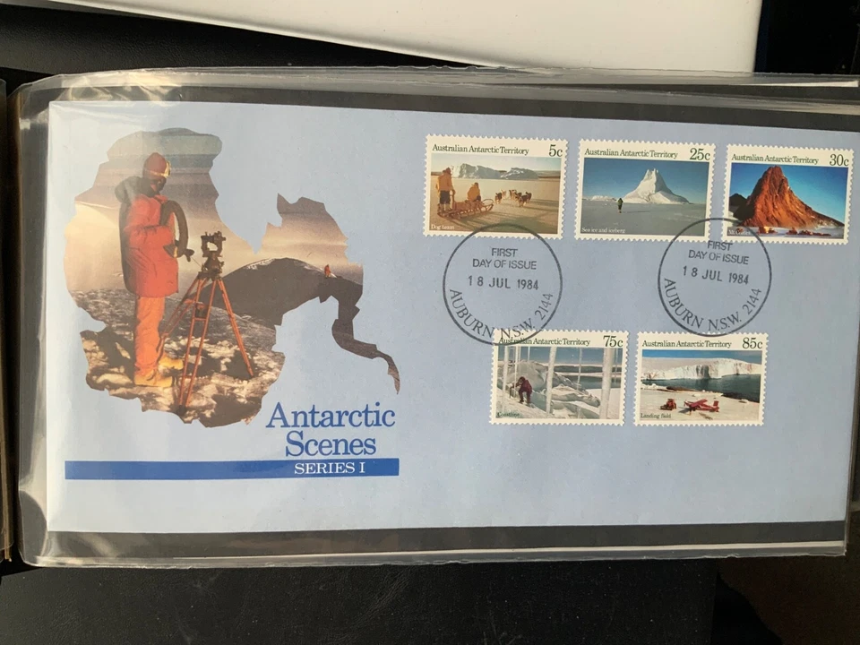 Australia  Comm/FDC Collection 100 covers 1984 to 1987 in album job lot sale - Image 3 of 4