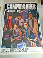 Plakat Commodores Concert 1985 Nightshift Mü...