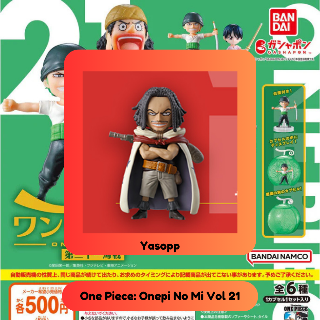 Set of All 6 - One Piece Onepi no Mi Vol. 21 Naval Battle Gashapon