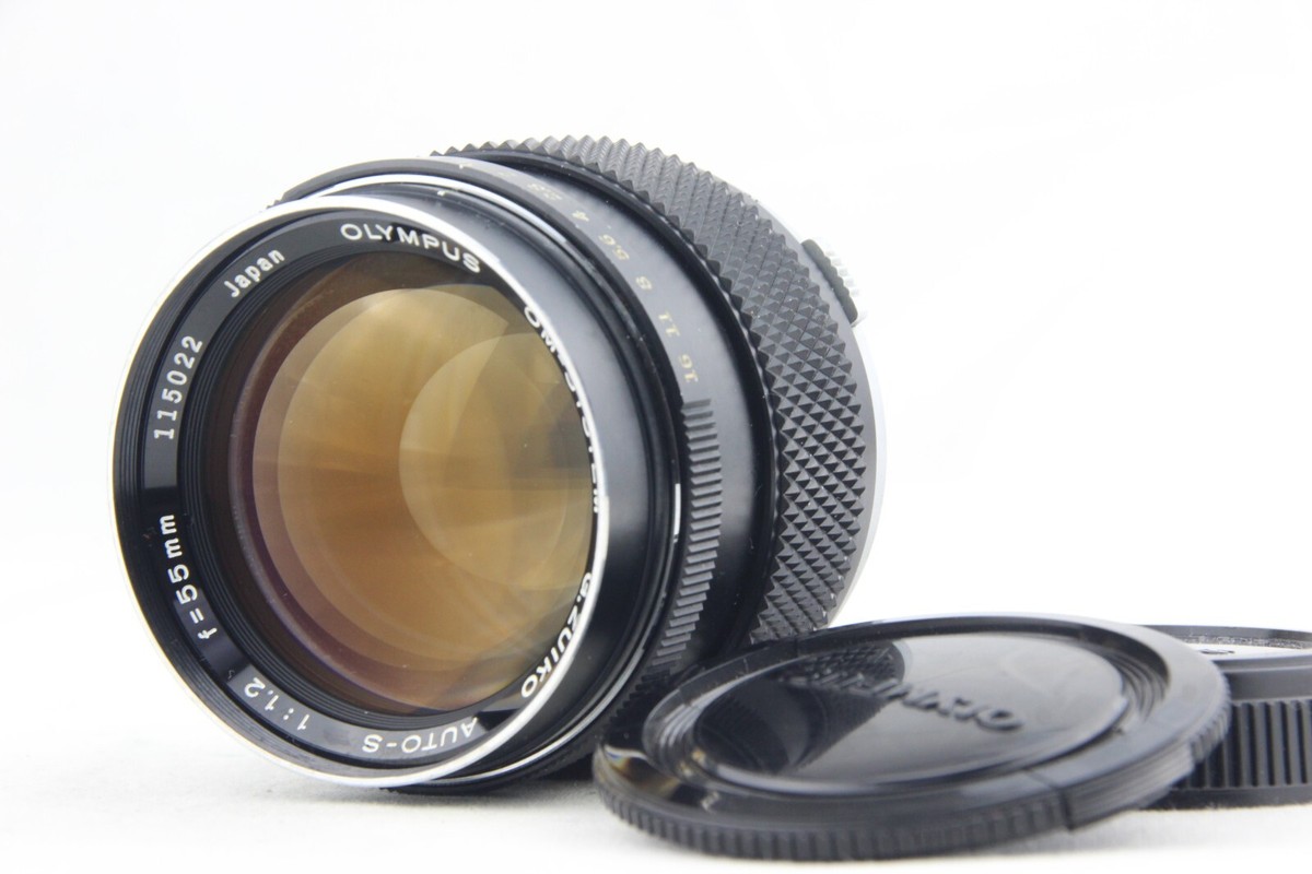 NEAR MINT ] Olympus OM G.Zuiko Auto-S 55mm f/1.2 MF include U.S.