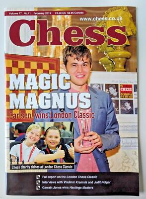 Chess Magazine February 2013 Vol 77 No11 Interviews Kramnik & Polgar