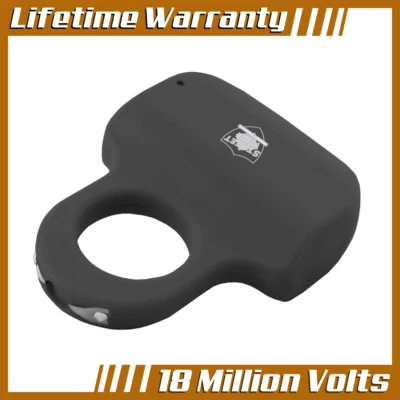 STREETWISE SECURITY STING RING RECHARGEABLE STUN GUN 18M - Black