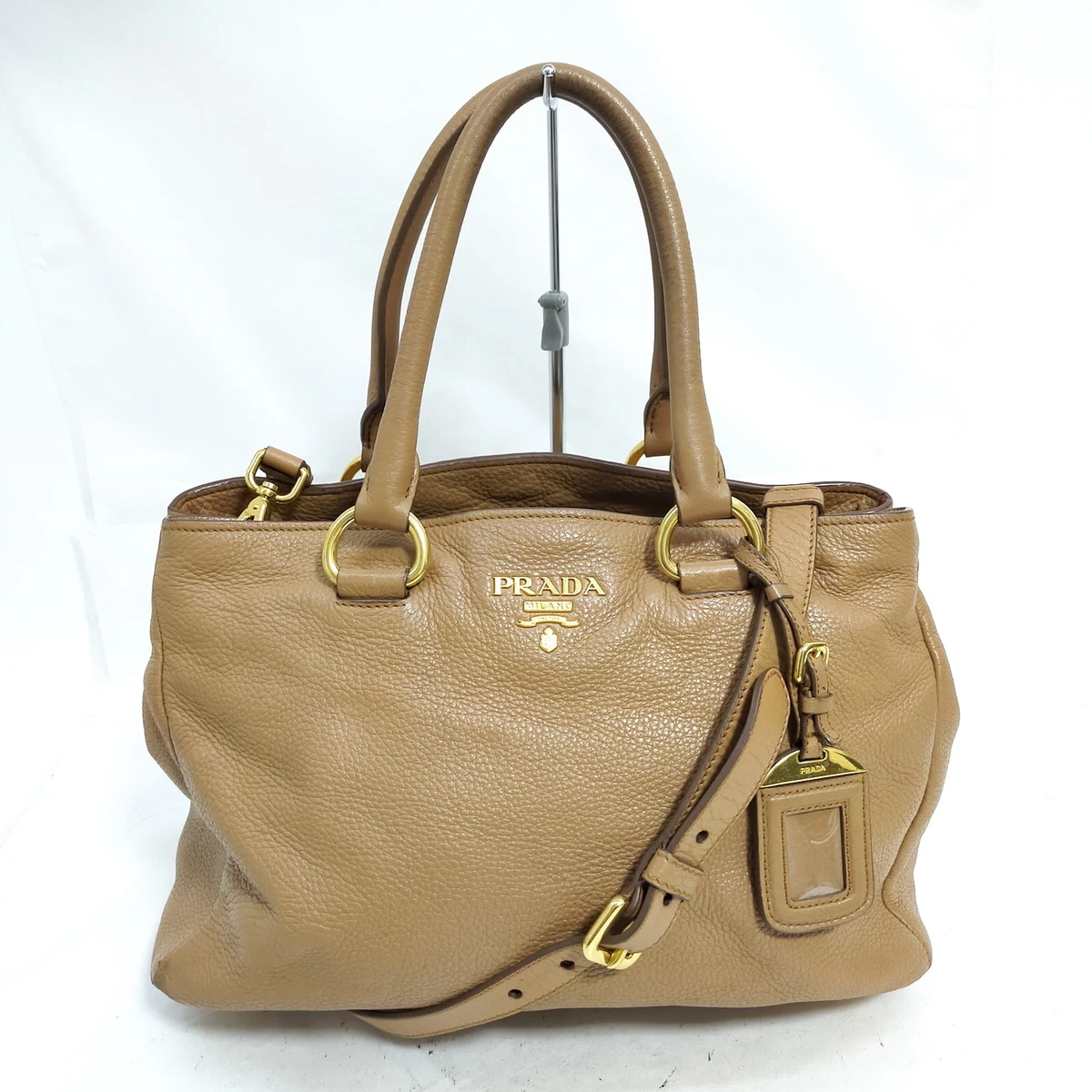 prada brown leather