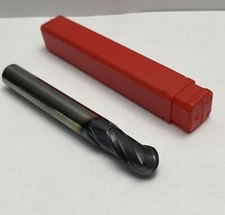 Solid Carbide End Mill Ball Nose 2 Flute 1/2 x 1 x 4 QTY3