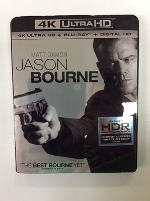 Jason Bourne (4K Ultra HD + Blu-ray+ Digital HD) BRAND NEW