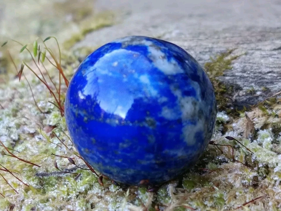 Sphère Lapis Lazuli - 22 mm - Afghanistan  - Photo 3/4
