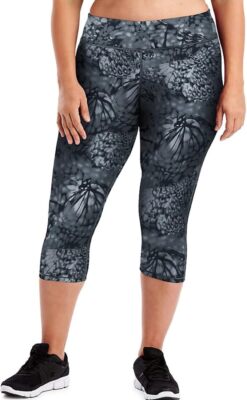 Just My Size Womens Active Plus Size Leggings, Stretch Jersey