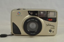 Ansco Silhouette Power Zoom 35mm Point and Shoot Camera 28-52mm Lens TESTED LW