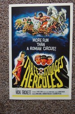 The Three Stooges Meet Hercules Movie poster Lobby Card Larry Moe Curley 