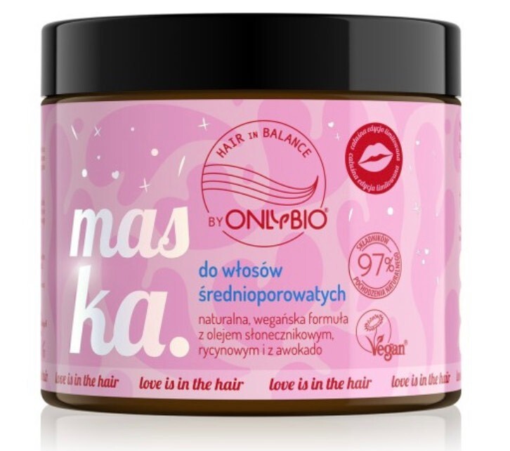 ONLY BIO LOVE HAIR Mask for medium porosity hair 400ml