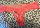 Victoria's Secret Dream Angels Panties Thong Large Peach Soft Lace  Rare NWT — photo 2