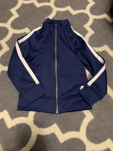 Veste De Survêtement The Children's Place - Garçon 5-6 Ans - Rayures Bleues Et Blanches