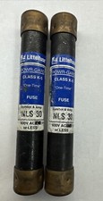 NLS 30 Amp Littelfuse 30A 600 V UL CLASS K5 ONE-TIME FUSE NLS30 Lot of 2