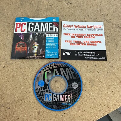 PC Gamer February 1996 Disc 2.1 CD-ROM Only