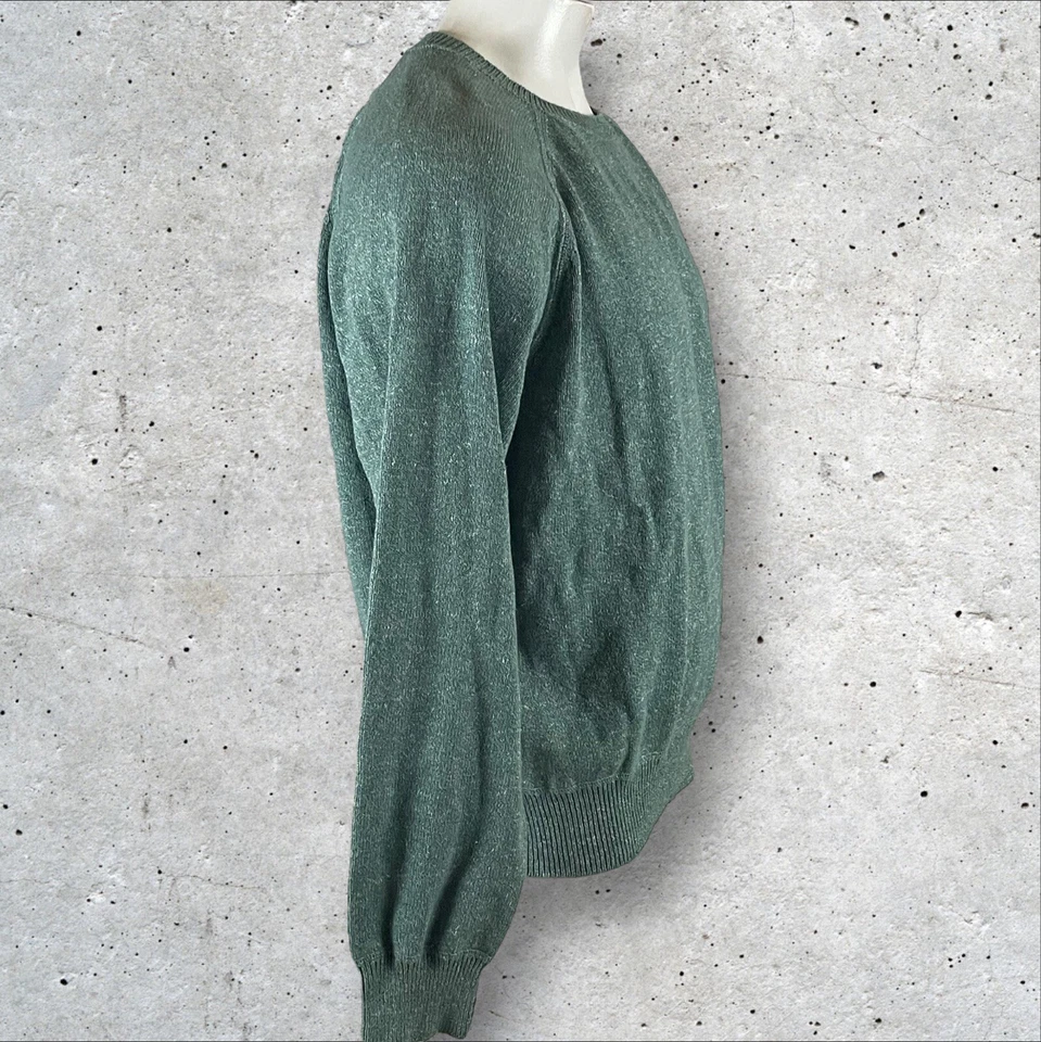 Jack Spade Sweater Men’s 2XL Dawson Crew Neck Cotton Linen Knit Preppy D40 - Image 3 of 4