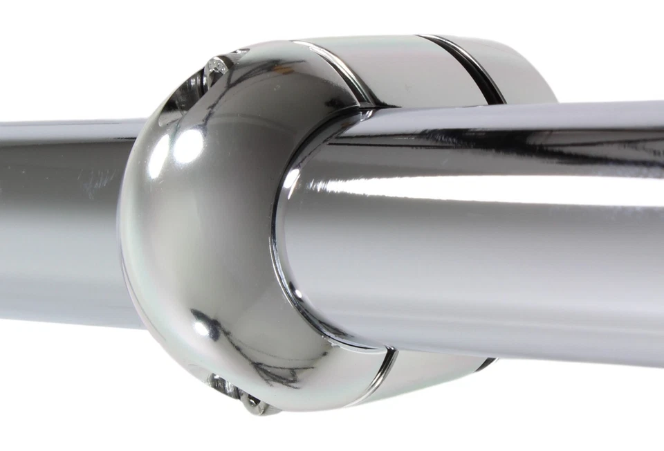 Lenkeruhr Snap II - Motorrad - Lenker 1 Zoll - verchromt - Bild 2 von 4