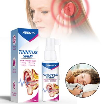 2024 New Tinnitus Spray Ear Ringing Relief Relieving Ear Drops Hearing 30ml