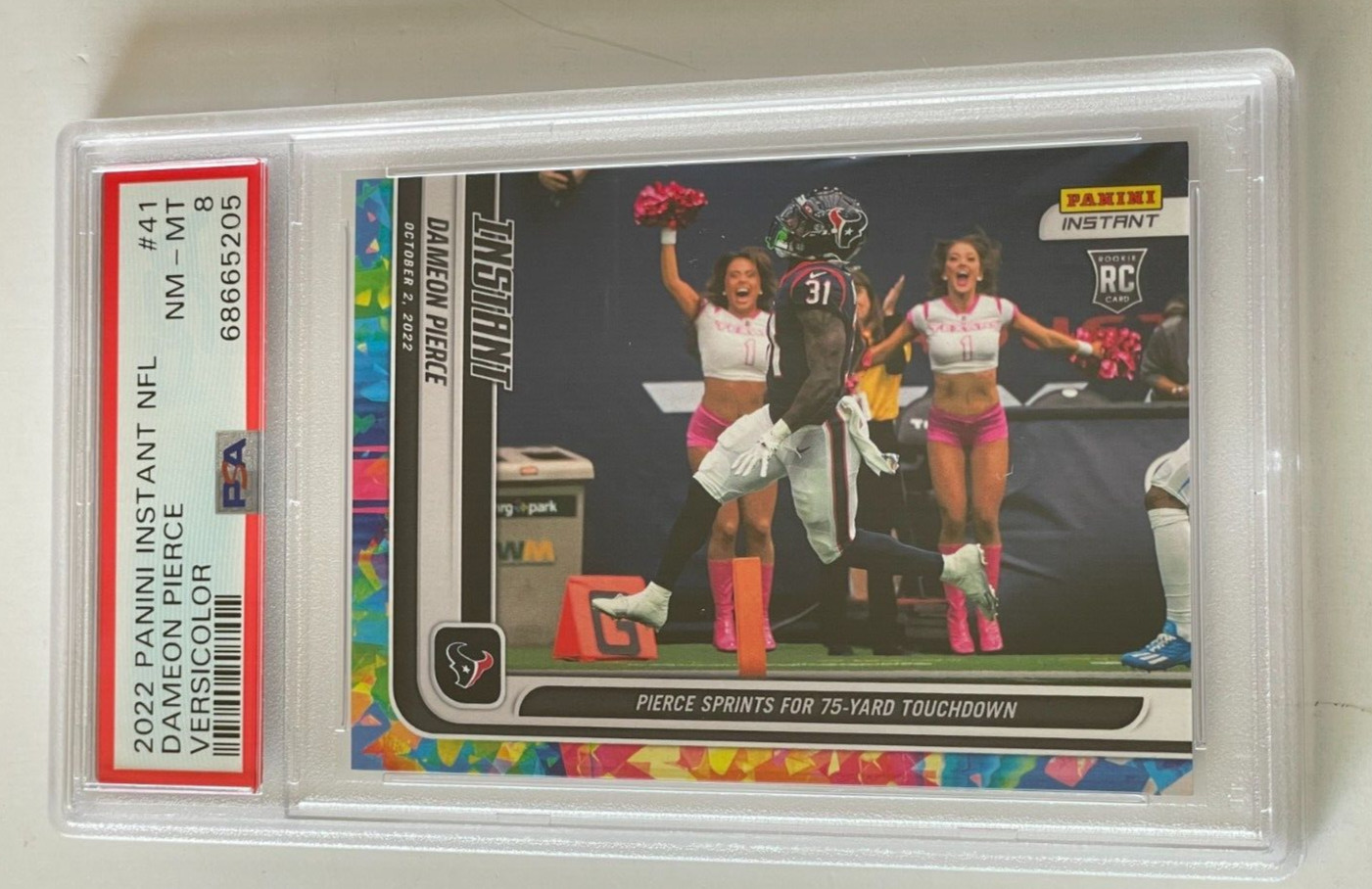 Dameon Pierce Panini Instant NFL #41 Versicolor