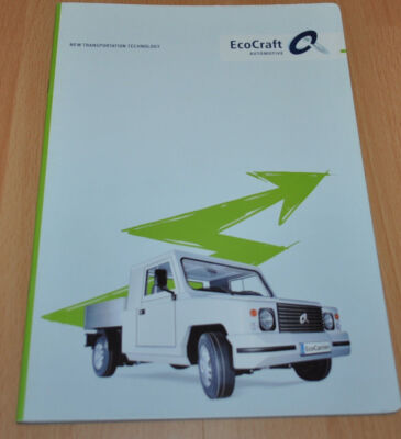 EcoCraft Automotive Electric Truck Brochure Prospekt