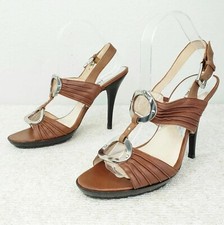 Michael Kors Pumps Women's 9 Stiletto Heels Platform Sandal Buckle Bella Du Mod