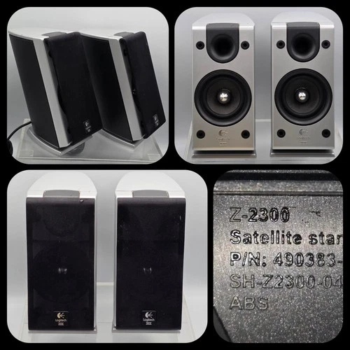 Genuine OEM Logitech Z-2300 THX Computer Speakers Pair / TESTED VG SHIPS FREE*