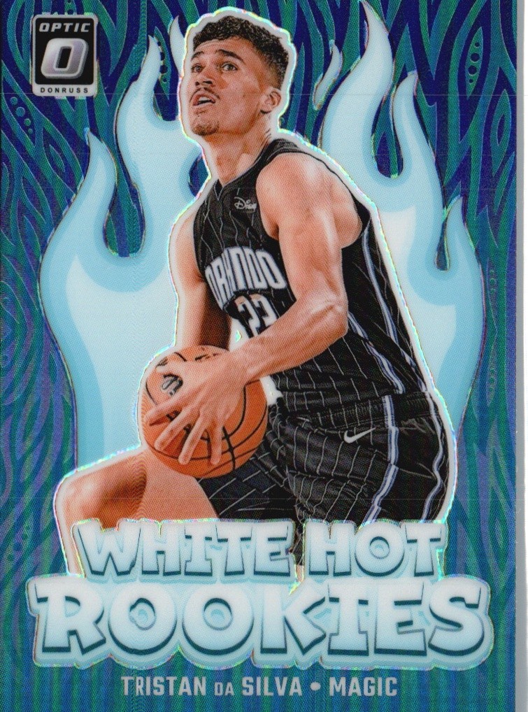 2024-25 Donruss Optic #7 Tristan da Silva White Hot Rookies Holo