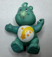 Vintage 1983 Kenner Care Bears Poseable 3.5 Figure WISH BEAR Teal Shooting Star