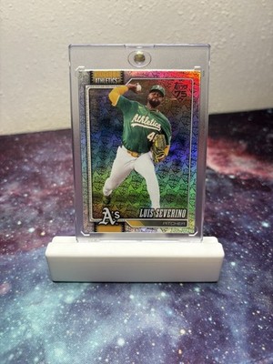 Luis Severino 2026 Topps Series 2 75th Anniversary Holo Foil /75 #362 Athletics