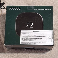 Ecobee EB-STATE6L-01 Smart Thermostat Enhanced Black