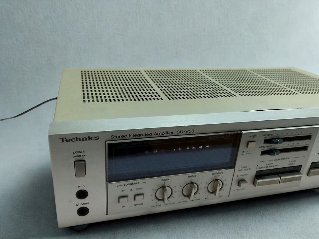 Technics SU-V55 Integrated Amplifier New Class A Echo Mic Mixing