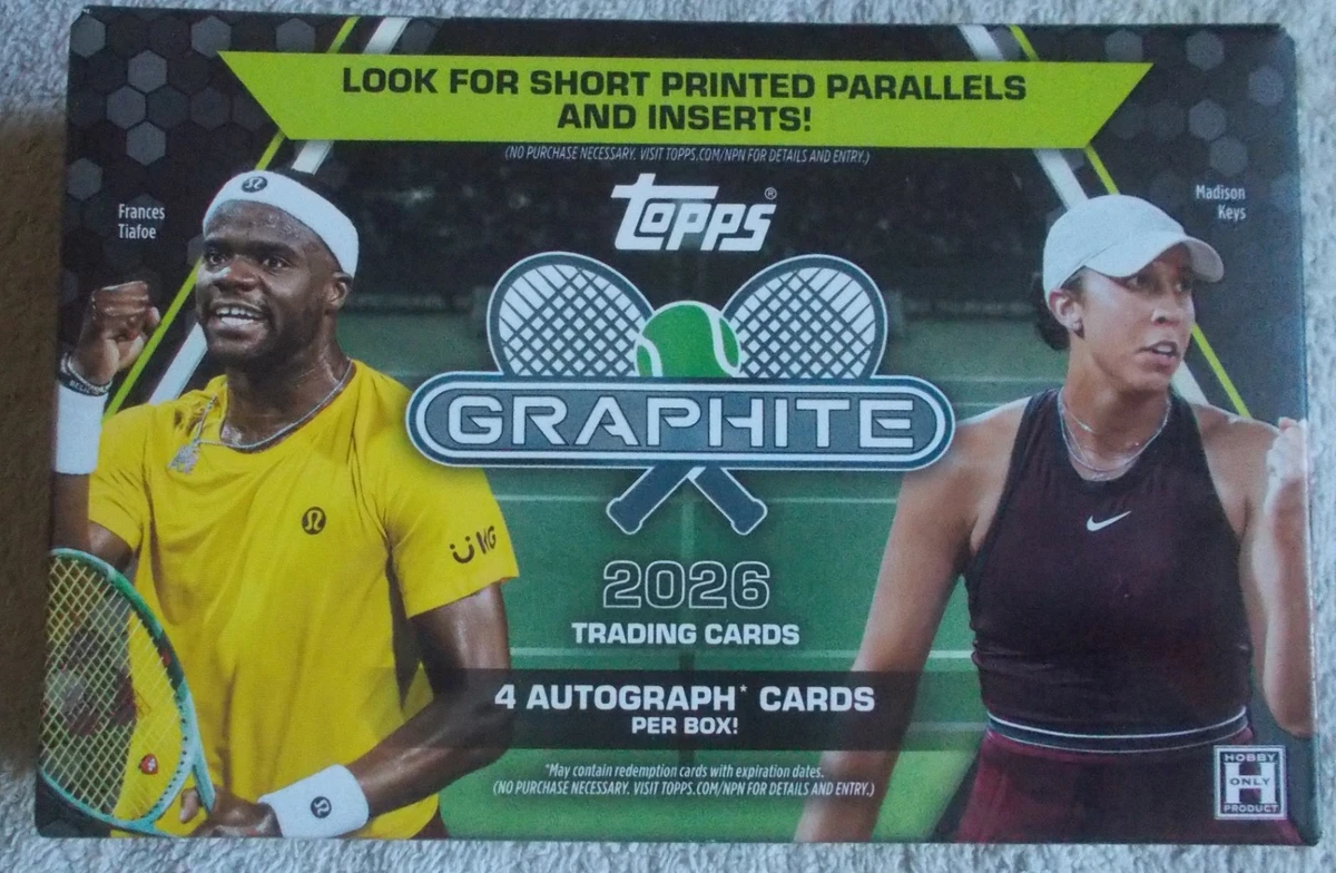 Las mejores ofertas en Tarjetas de colección de deportivas tenis