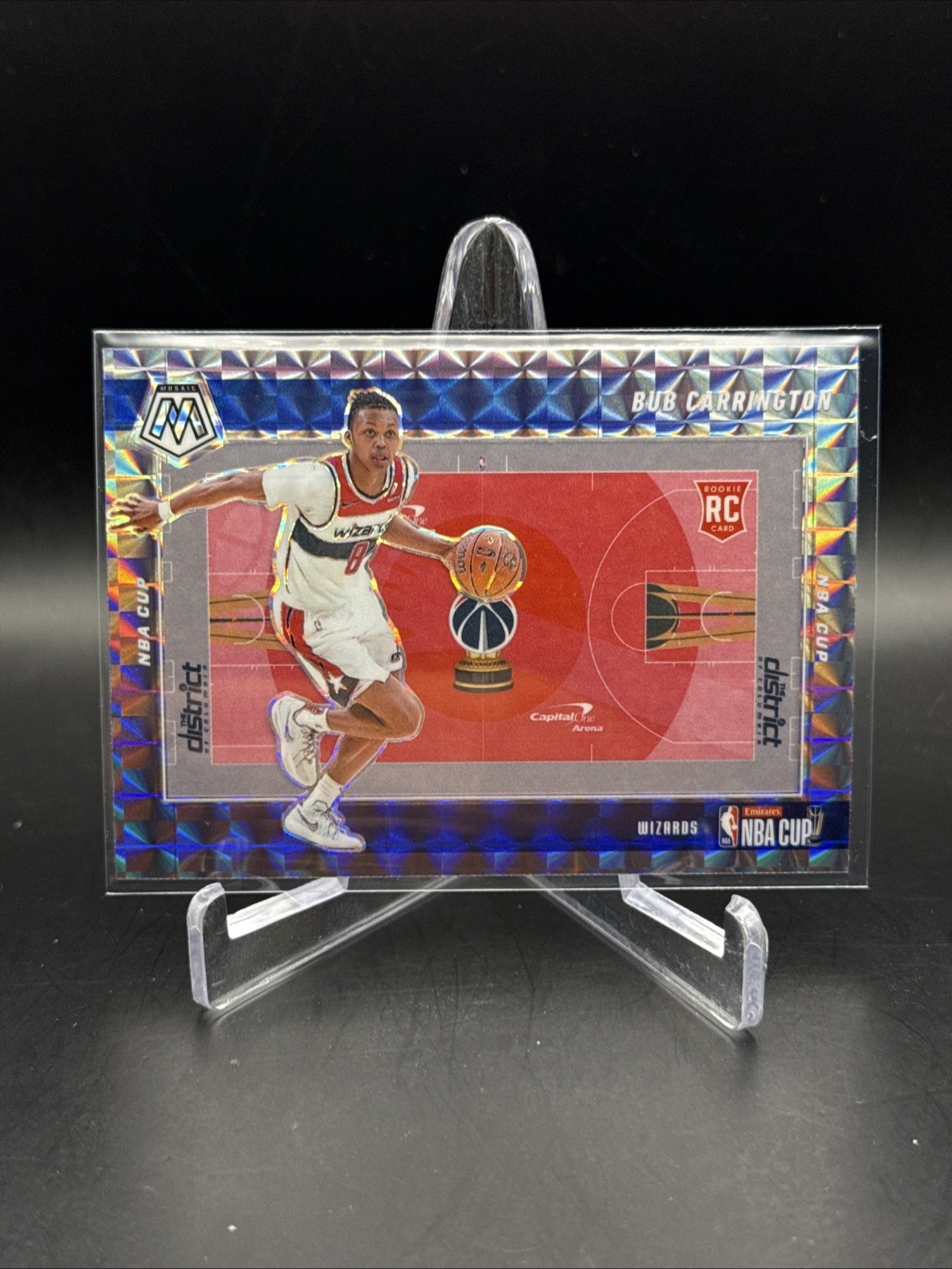 2024 Panini Mosaic Bub Carrington NBA Cup  #3 Prizm (RC) Washington Wizards