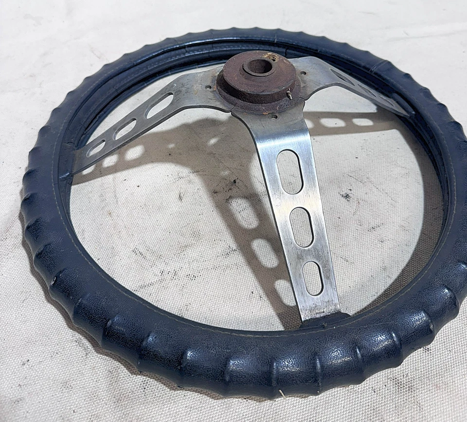 Volante Jeep CJ 1975-1986 3 radios CJ5 CJ7 Cherokee FSJ J10 Foto 3 de 4