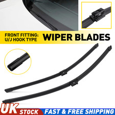 For Mercedes Benz E Class W213 S213 CLS C257 AMG GT Front Wiper Blades Set Pair