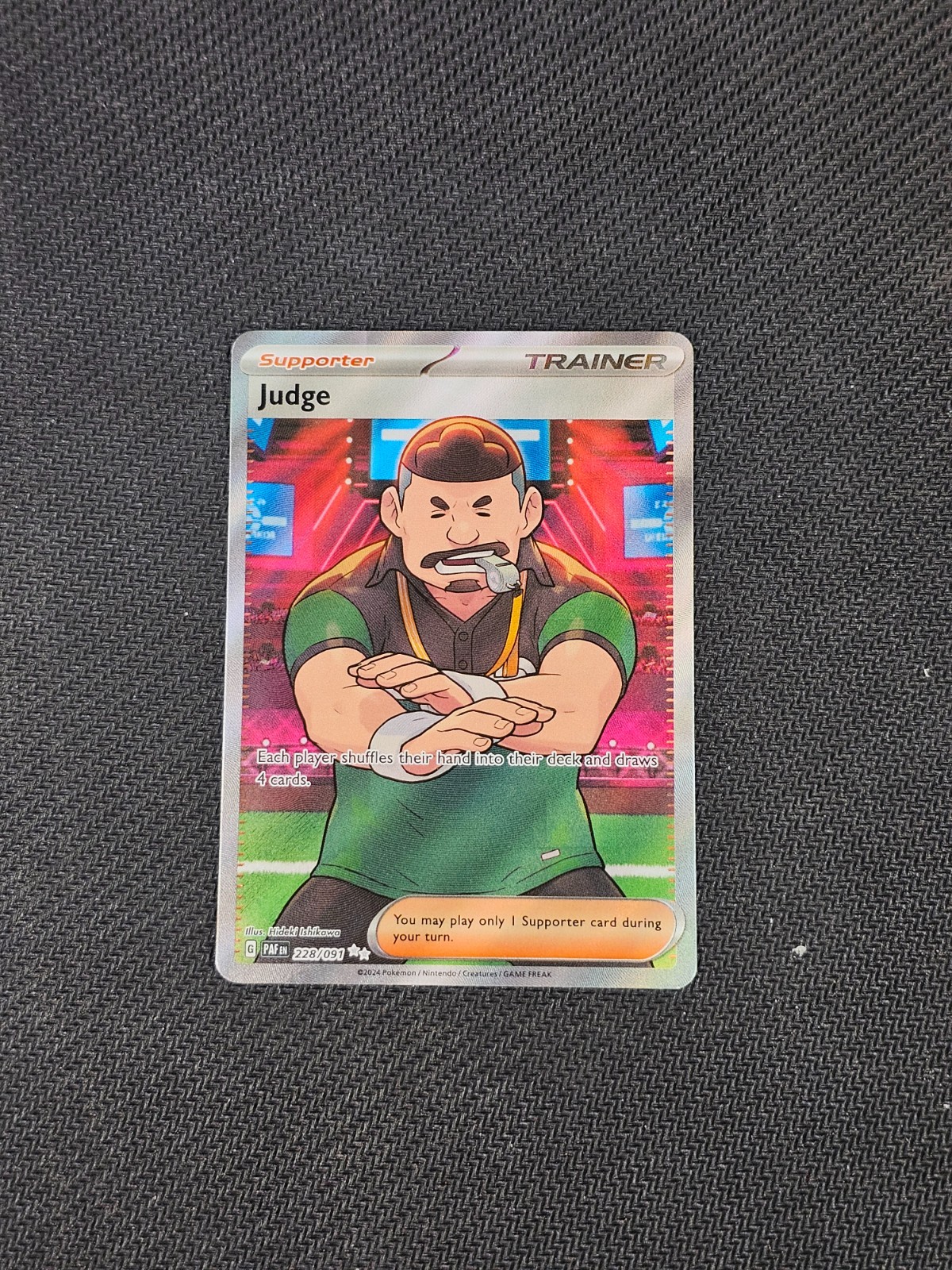 Judge - 228/091 - SV:Paldean Fates - Pokemon - NM